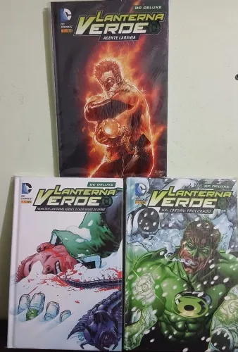 LOTE C/3 REVISTAS DC DELUXE LANTERNA VERDE