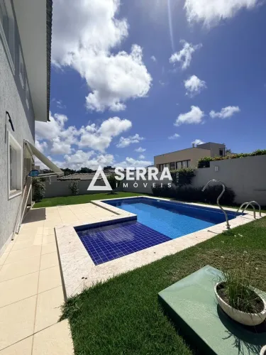 Alphaville Litoral Norte 1 | Casa 4 Quartos | 264m² | Piscina | Terreno 450m² | Total Conf