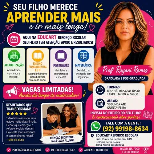 EducArt Reforço Escolar & Cursos Profissionalizante
