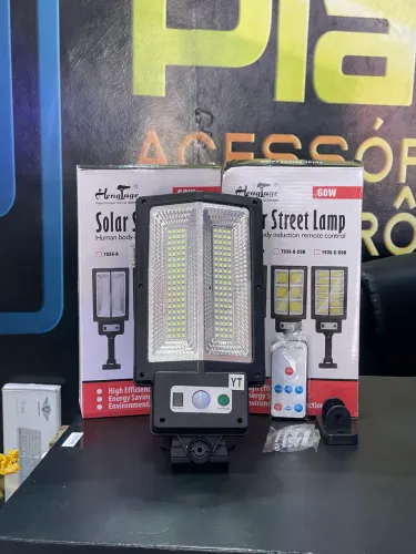 Lampara Solar C/ Fotocelula Sensor De Movimiento 60w