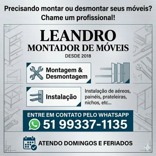 Montagem de móveis profissional