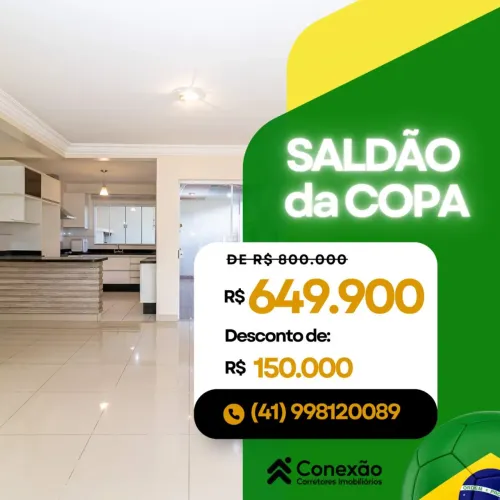 Sobrado para Venda em Curitiba, Tingui, 3 dormitórios, 1 suíte, 3 banheiros, 2 vagas
