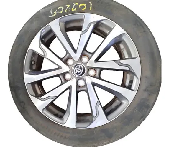 Jogo Roda Aro 18 Toyota Corolla Cross 2021 2022 Sem Pneu Prata