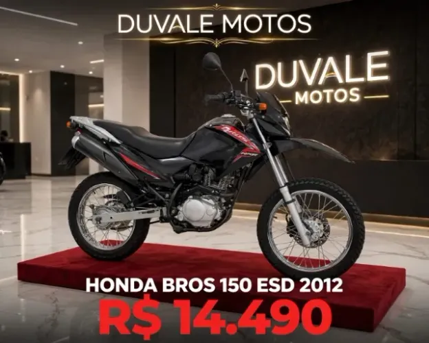 Honda Nxr 150 Bros Esd! Ano 2012 Linda Moto! Financiamos e aceitamos trocas