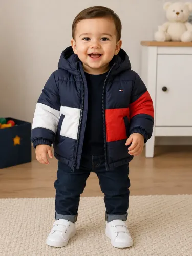Jaqueta tommy bebê seminova 