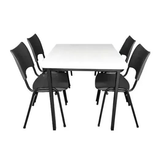 Conjunto Refeitório Adulto  4 cadeiras Conjunto Refeitório Adulto  4 cadeiras Conjunto Ref