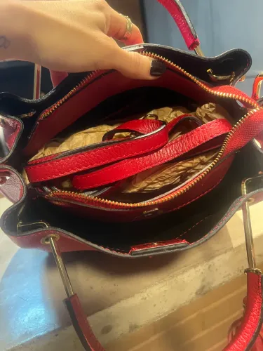 Bolsa de couro italiano