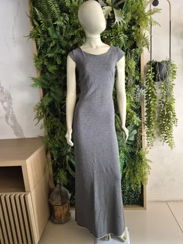 Vestido cinza P