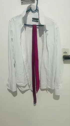 Blaser mas camisa branca mas gravata