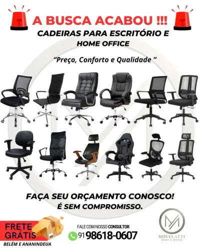 Cadeiras de escritório 