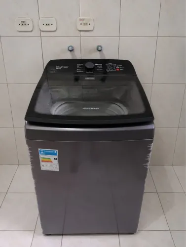 Máquina de Lavar Brastemp 12kg Cinza