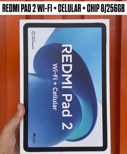 Tablet Xiaomi Redmi Pad 2 256GB 08GB RAM WI-FI+ Celullar + CHIP Lacrado