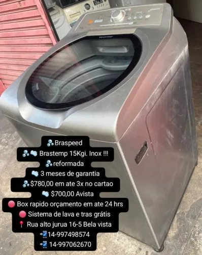 Brastemp 15kg inox