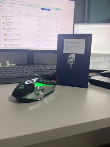 MOUSE COM FIO USB GAMER RGB 7 BOTOES | NOVO + GARANTIA