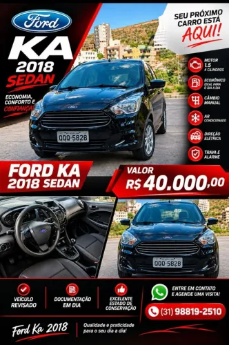 Ford KA+ Sedan 1.5 16V Flex 4P 2018