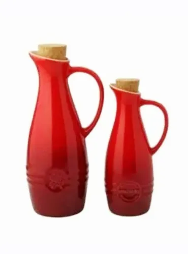 Set Jarras Vinagreira e Azeite Rolhas Cortiça Le Creuset