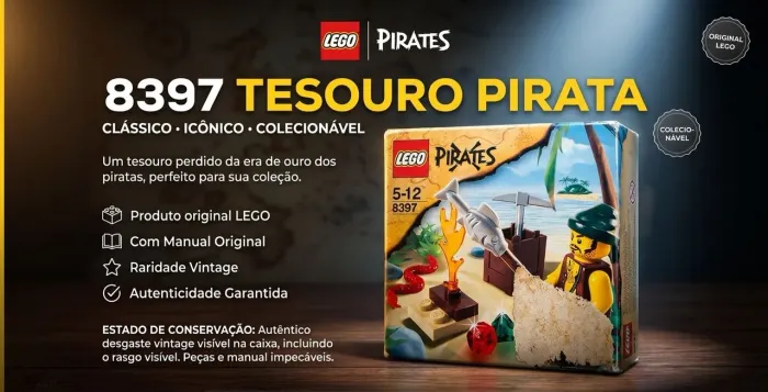 LEGO PIRATES 8397 - TESOURO PIRATA