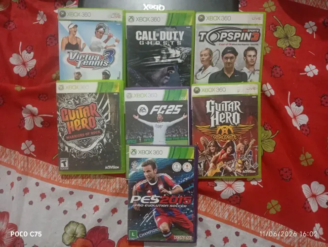 Jogos de Xbox 360 original. Cada unidade tem um preço diferente, entre em contato pra sabe