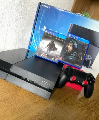 Ps4 + controle orig - (leia descrição)