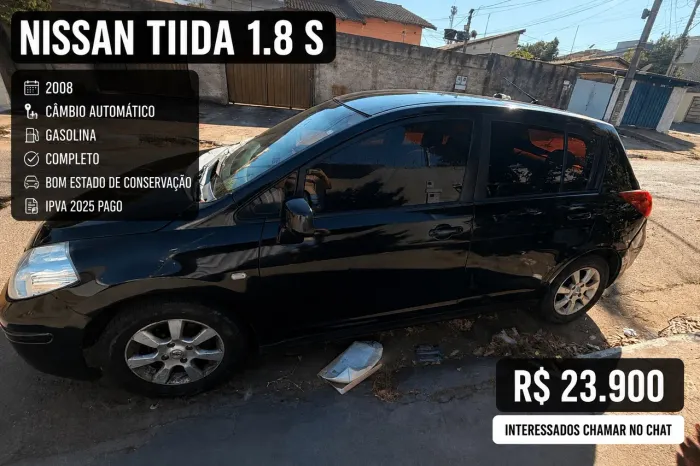 Nissan Tiida S 1.8/1.8 Flex 16V Aut. 2008