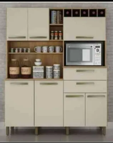 Armário de cozinha off white 