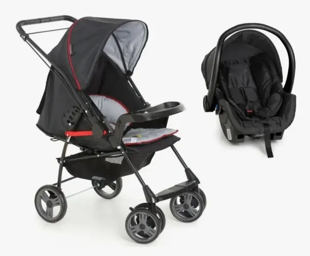 Carrinho e Bebê conforto Galzerano *Usado*