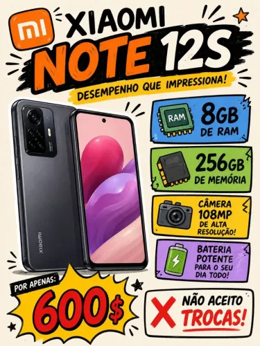 Celular Xiaomi Note 12S