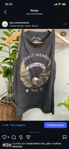 Camiseta feminina John John Original 