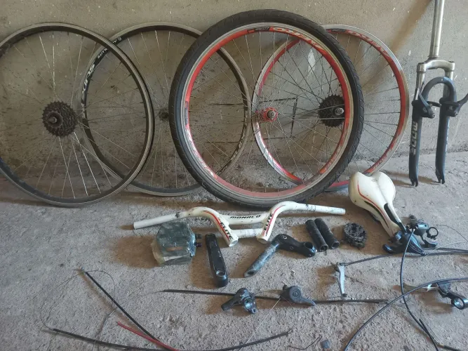 Peças diversas bike