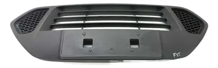 Grade Inferior Parachoque Dianteira Ford Fiesta 2014 Preto Fosco