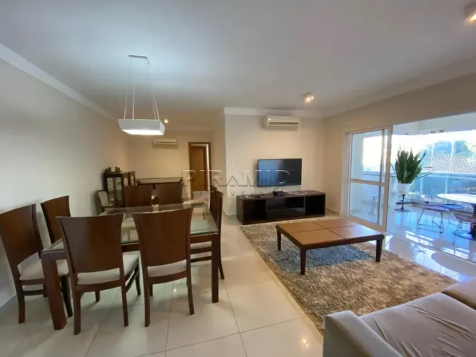 Apartamento mobiliado com 144.61m², bairro Jardim Botânico, Zona Sul em Ribeirão Preto/SP.
