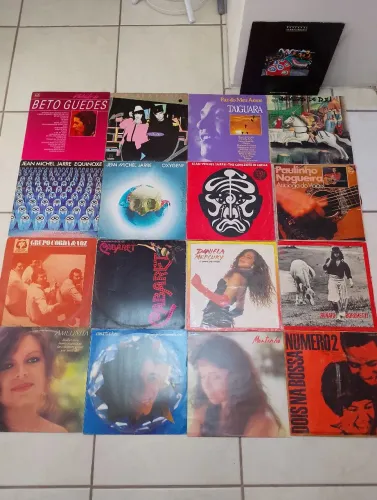 Lote 17 Lps Disco de Vinil Diversos - Nacional - Internacional - MPB