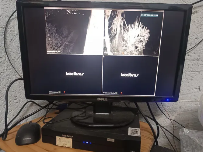 Sistema CFTV+monitor+HD 1Tb+ 2 cameras