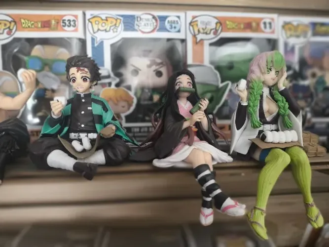 Miniatura Figure Bonecos Demon Slayers Premium - Loja Física - Valor Unitário