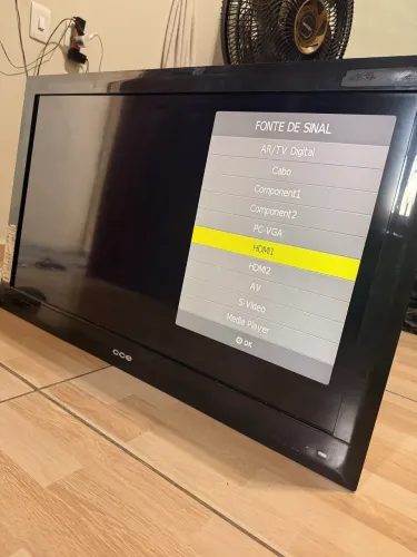 Tv funcionando 