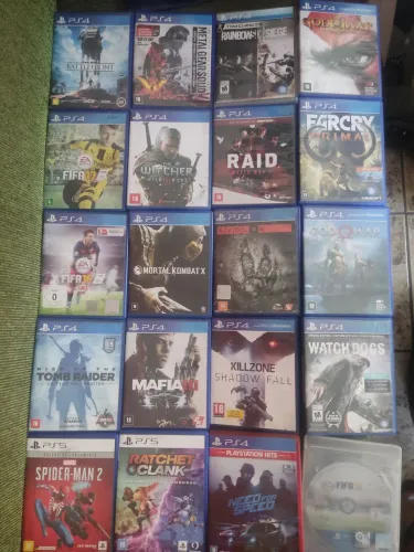 Jogos ps4 e ps5