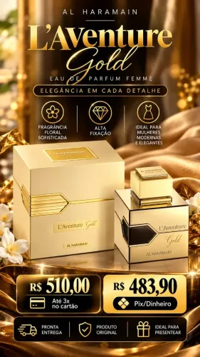 Perfume Laventure Gold Al Haramain 100ml