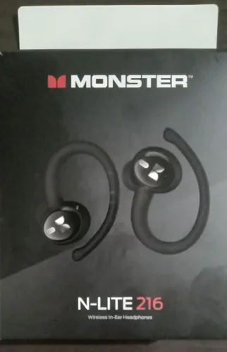 Fone de Ouvido Esportivo Bluetooth Monster N-Lite 216