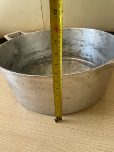 Panela Caldeirão de Alumínio 36 Litros com Tampa