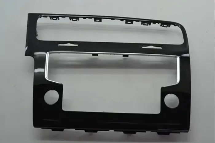 Moldura Central Multimidia Painel Vw Golf Gti 2014 Original Preto