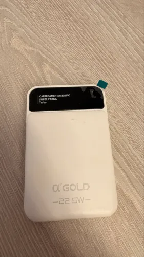 Carregador portátil 10000 mAh com indução