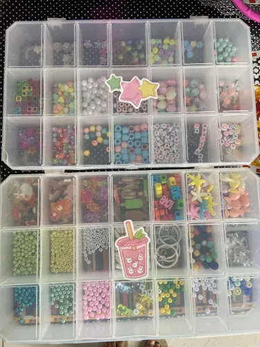 Kit miçangas e maleta completo