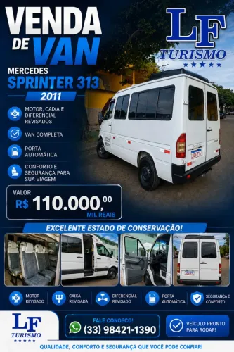 Mercedes-Benz Sprinter 313 Van Luxo 2.2 129cv 16L Dies 2011