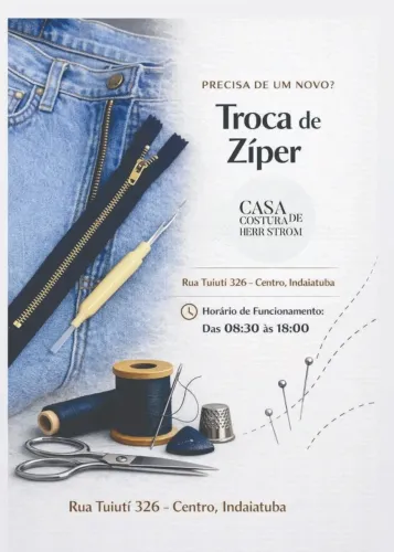 Troca de Ziper