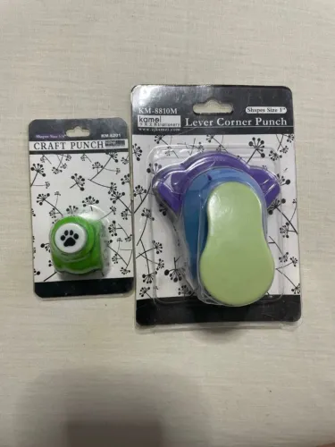 kit furadores para scrapbook/artesanato cantoneira + patinha