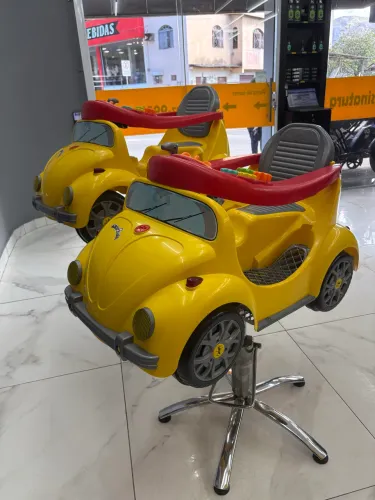 Cadeira carrinho barbearia 