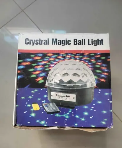 Kit de luzes e máquina de fumaça para festa 
