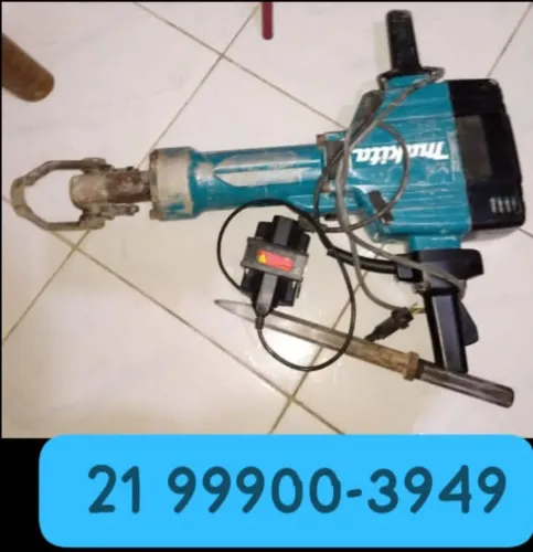 Vendo martelete 30 kilos Makita com talhadeira e ponteira e transformador