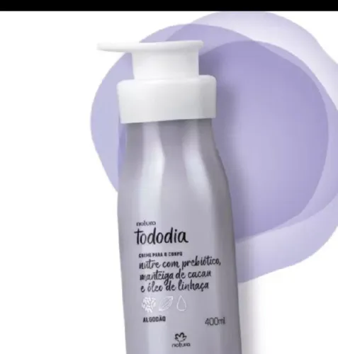 Hidratante corporal Natura tododia Algodão 400 ml