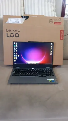Notebook LOQ gamer novo 